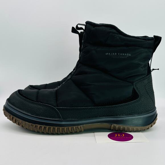 Pajar Men's Exo Lite Black Insulated Puffer Winter Snow Boots Size 44 EU/ 11 US - Picture 5 of 10